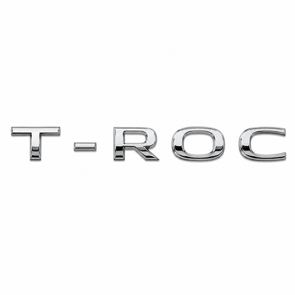 T-Roc 2018 sonrası Krom Bagaj Yazısı Volkswagen Uyumlu