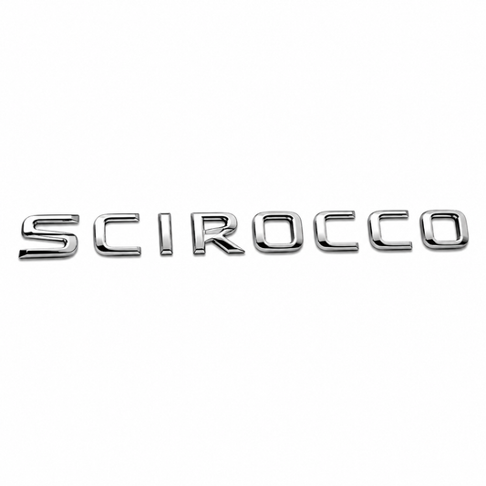 Scirocco Krom Bagaj Yazısı Volkswagen Uyumlu