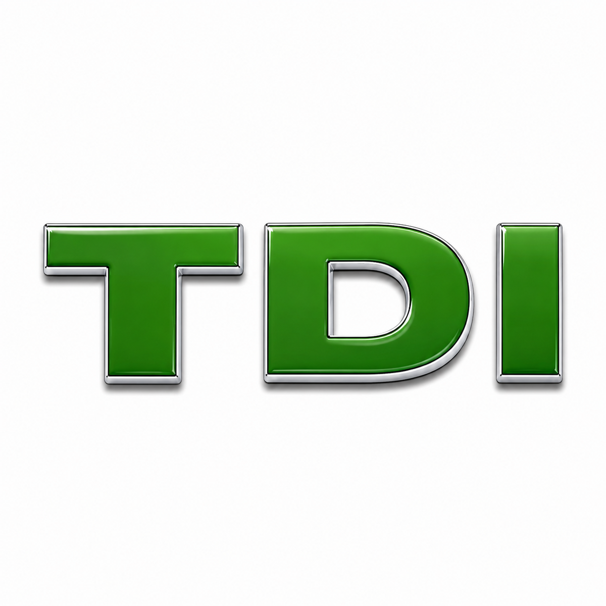 TDI Yeşil Bagaj Yazısı Volkswagen Uyumlu