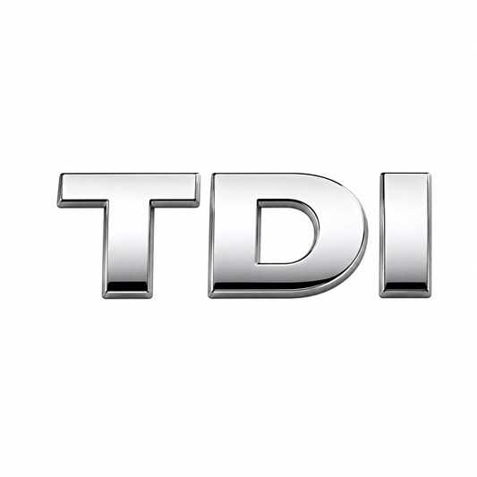 TDI Krom Bagaj Yazısı Volkswagen Uyumlu