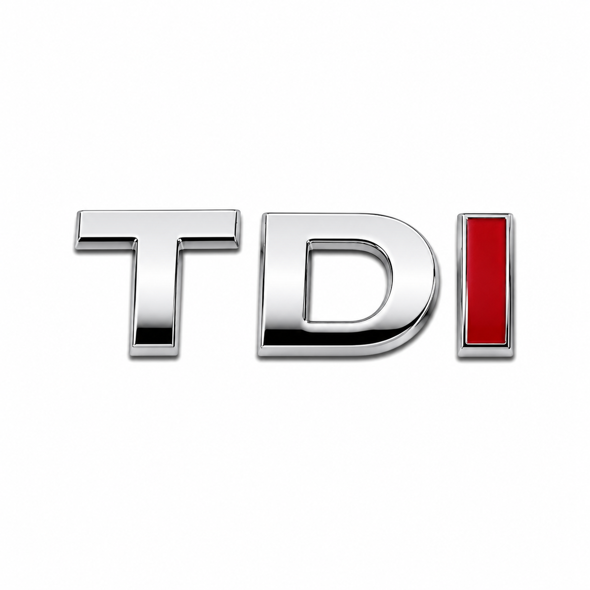 TDI Tek Kırmızı Bagaj Yazısı Volkswagen Uyumlu