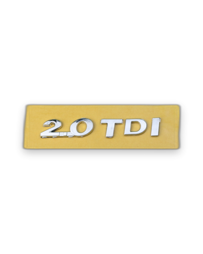 2.0 TDI 2016-2020 Krom Bagaj Yazısı Volkswagen Uyumlu