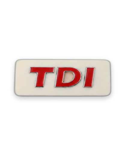 TDI Volkswagen TDI yazısı Kırmızı Bagaj Yazısı Volkswagen Uyumlu