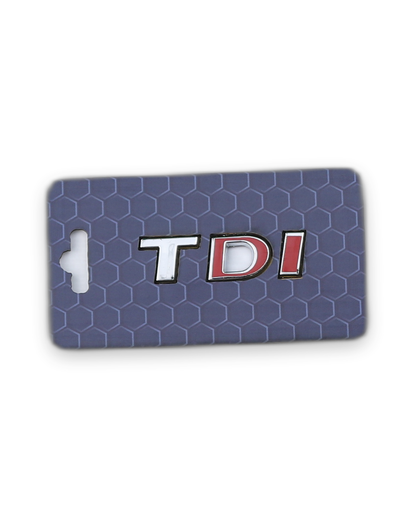 TDI İki Kırmızı Bagaj Yazısı Volkswagen Uyumlu