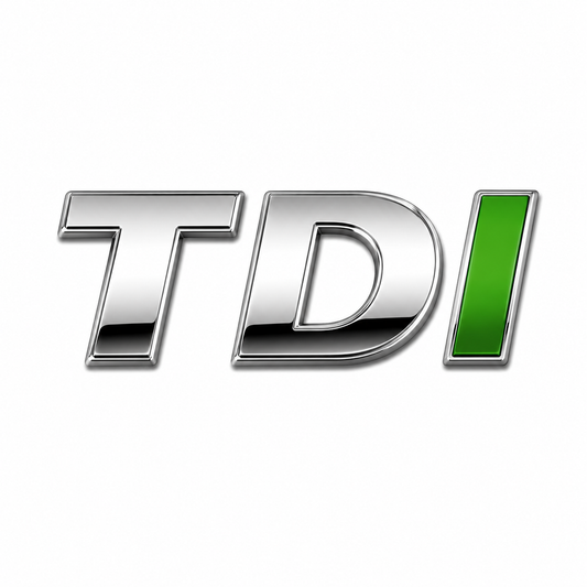 TDI Yeşil Bagaj Yazısı Volkswagen Uyumlu