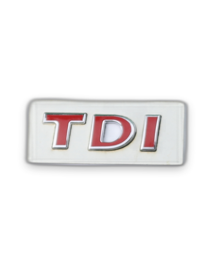 TDI Kırmızı Bagaj Yazısı Volkswagen Uyumlu