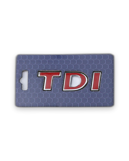 TDI Kırmızı Bagaj Yazısı Volkswagen Uyumlu