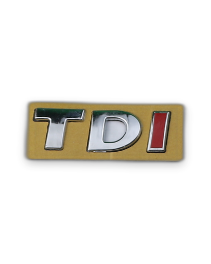 TDI Tek yazı Kırmızı Bagaj Yazısı Volkswagen Uyumlu