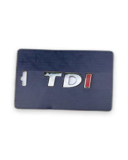 TDI Tek yazı Kırmızı Bagaj Yazısı Volkswagen Uyumlu