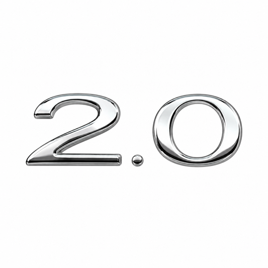 2.0 2006-2010 Krom Bagaj Yazısı Volkswagen Uyumlu