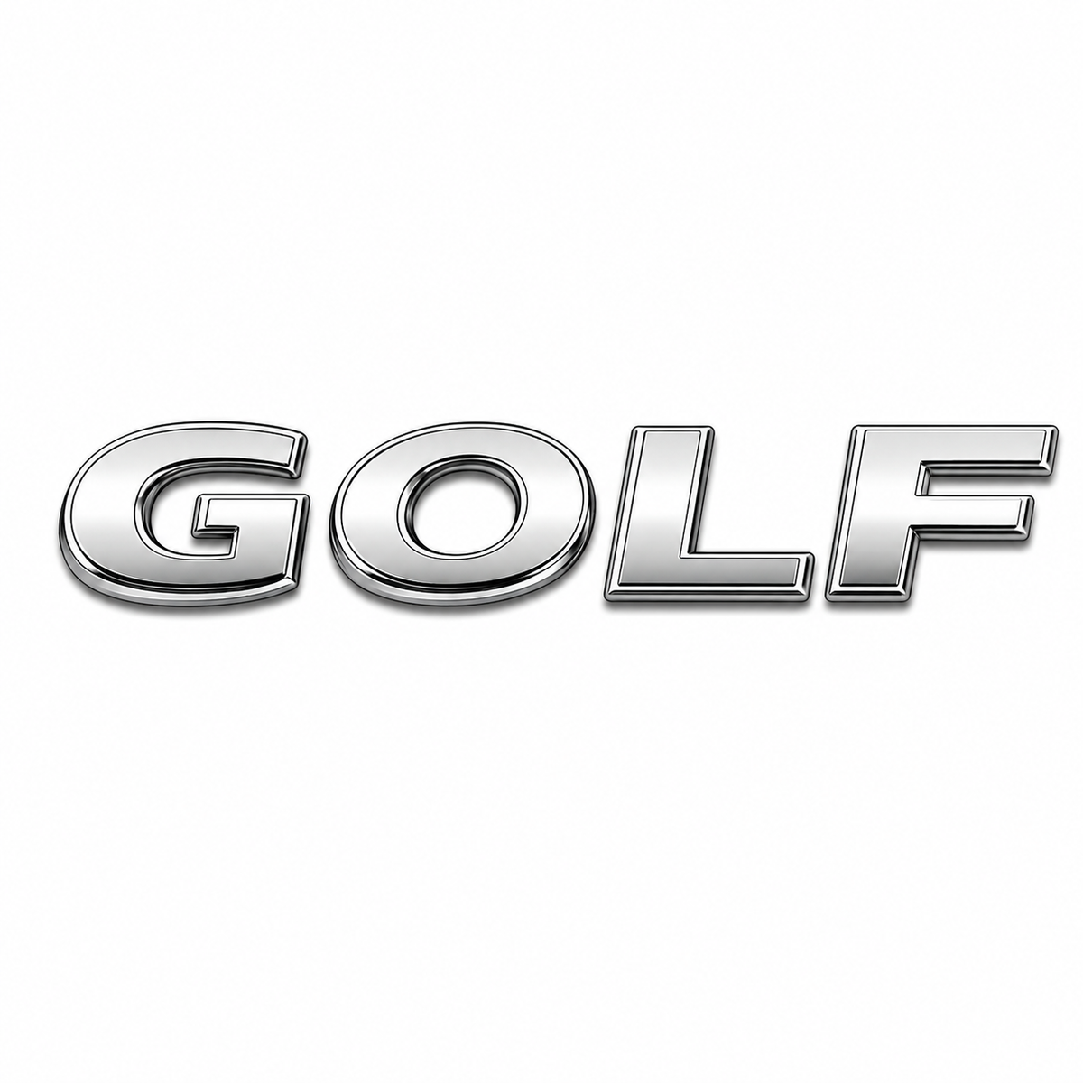 Golf Krom Bagaj Yazısı Volkswagen Uyumlu