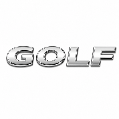 Golf Krom Bagaj Yazısı Volkswagen Uyumlu