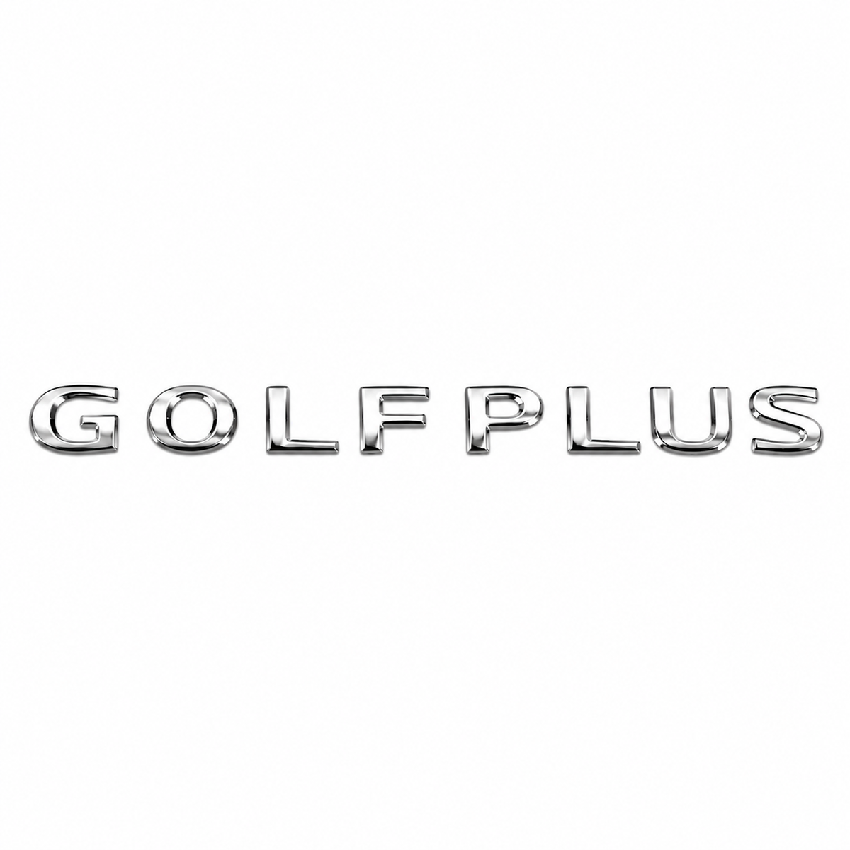 Golf Plus Krom Bagaj Yazısı Volkswagen Uyumlu