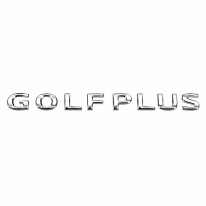 Golf Plus Krom Bagaj Yazısı Volkswagen Uyumlu