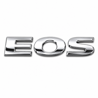 EOS Krom Bagaj Yazısı Volkswagen Uyumlu