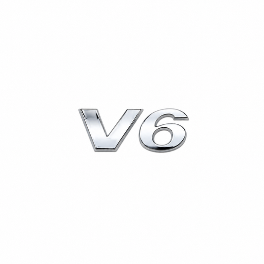 V6 Krom Bagaj Yazısı Volkswagen Uyumlu