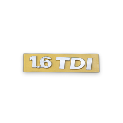 1.6 TDI Krom Bagaj Yazısı Volkswagen Uyumlu
