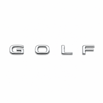Golf Uzun Krom Bagaj Yazısı Volkswagen Uyumlu
