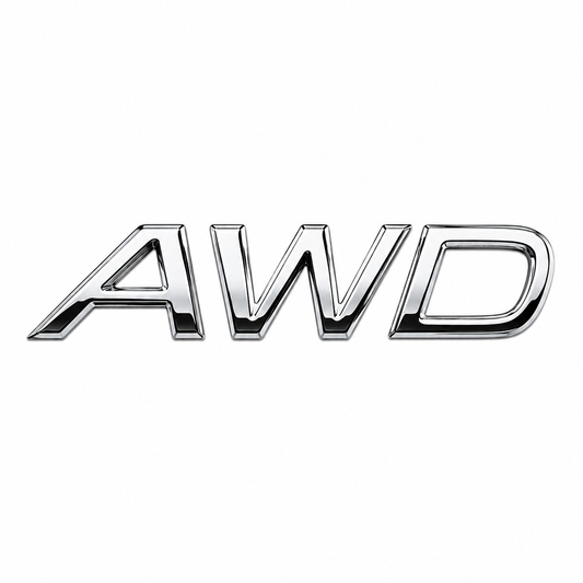 AWD Krom Bagaj Yazısı Volvo Uyumlu