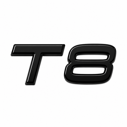 T8 Siyah Bagaj Yazısı Volvo Uyumlu