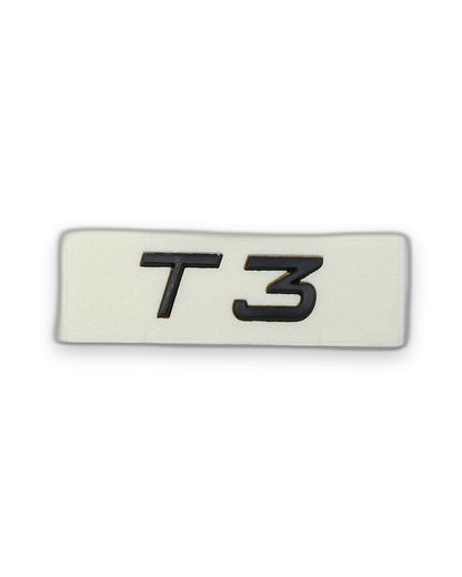 T3 Siyah Bagaj Yazısı Volvo Uyumlu