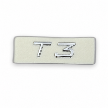 T3 Krom Bagaj Yazısı Volvo Uyumlu