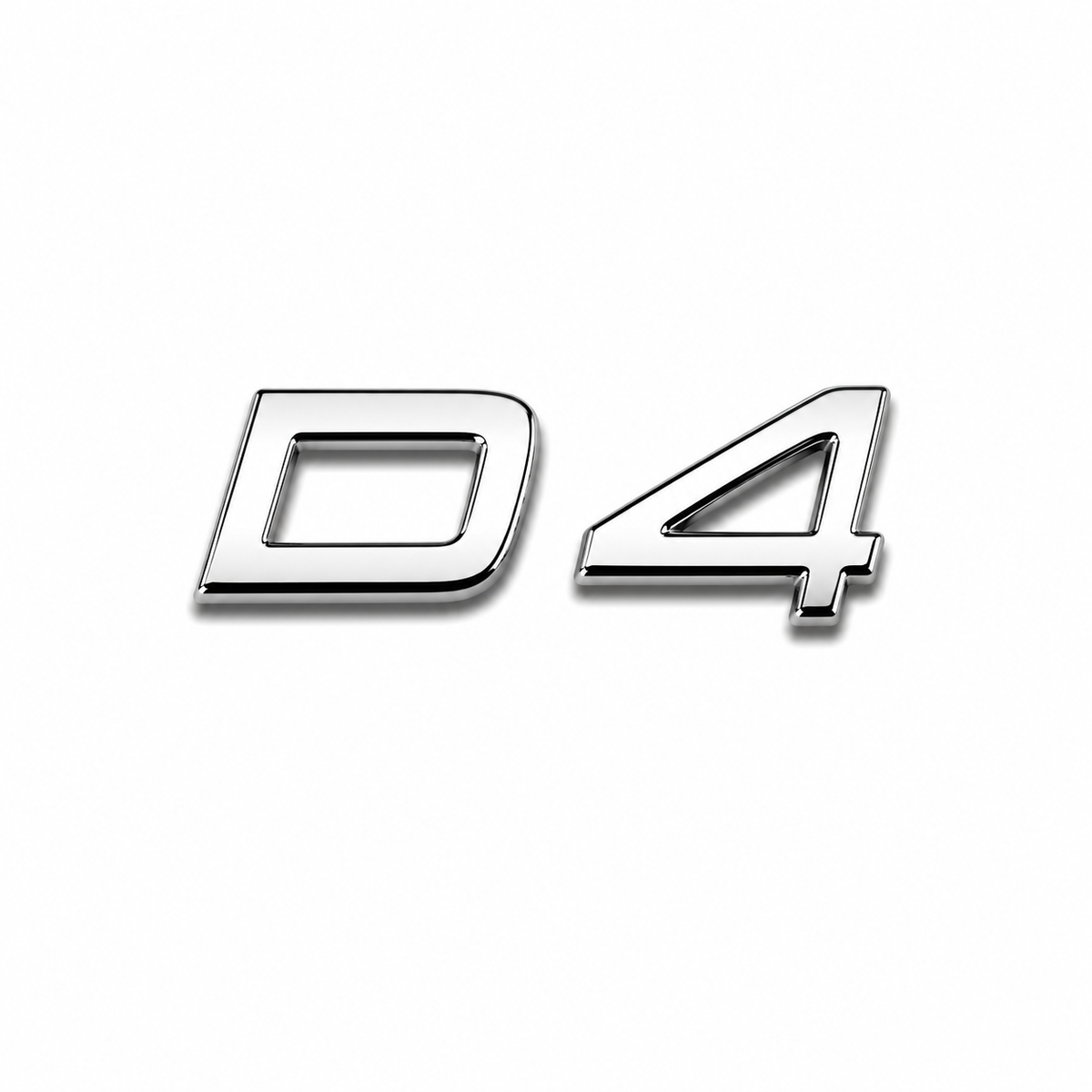 D4 Krom Bagaj Yazısı Volvo Uyumlu
