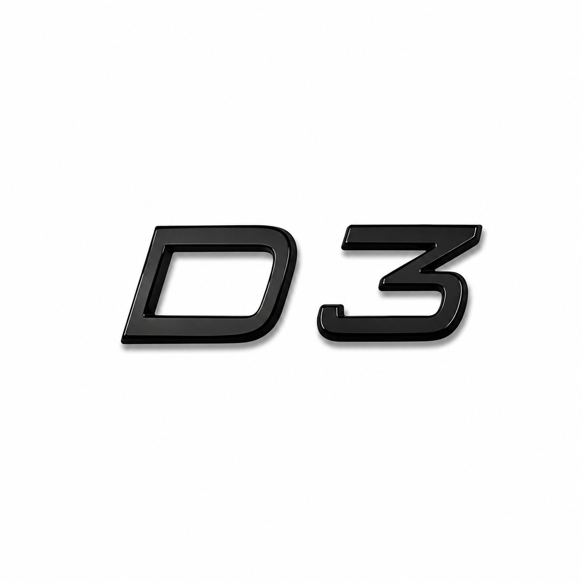D3 Siyah Bagaj Yazısı Volvo Uyumlu