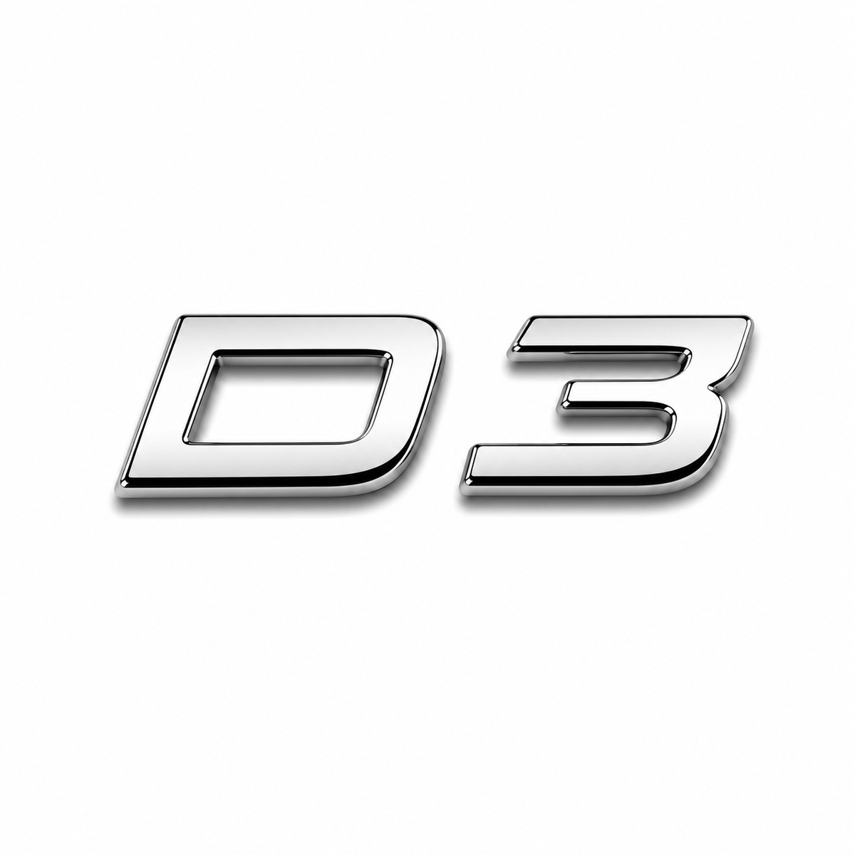 D3 Krom Bagaj Yazısı Volvo Uyumlu