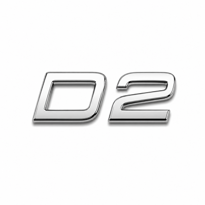D2 Krom Bagaj Yazısı Volvo Uyumlu
