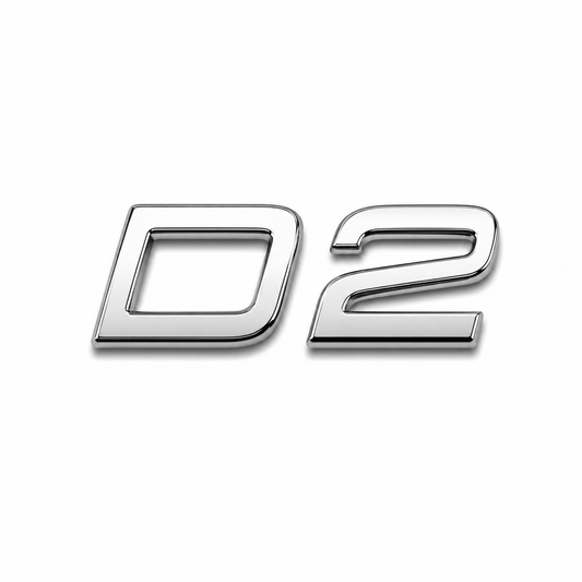D2 Krom Bagaj Yazısı Volvo Uyumlu