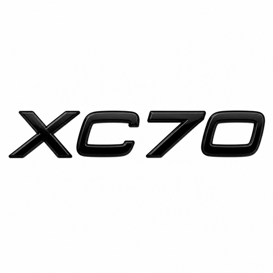 XC70 Siyah Bagaj Yazısı Volvo Uyumlu