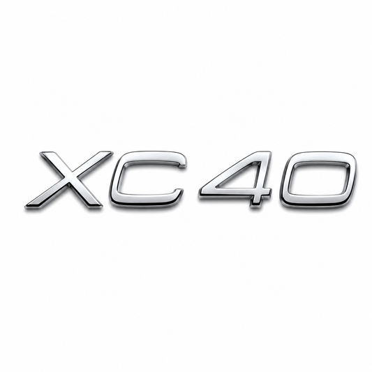 XC40 Krom Bagaj Yazısı Volvo Uyumlu