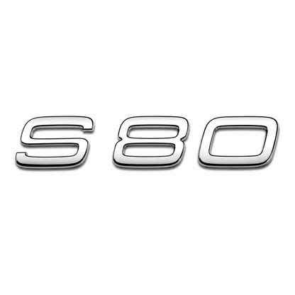 S80 Krom Bagaj Yazısı Volvo Uyumlu