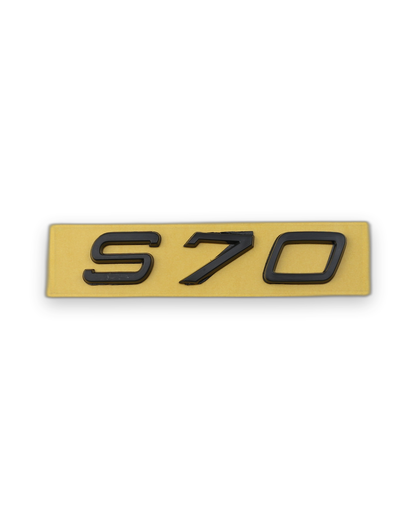 S70 Siyah Bagaj Yazısı Volvo Uyumlu