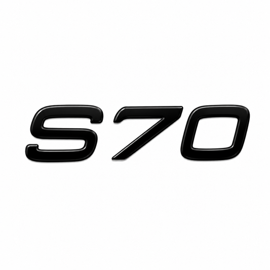 S70 Siyah Bagaj Yazısı Volvo Uyumlu