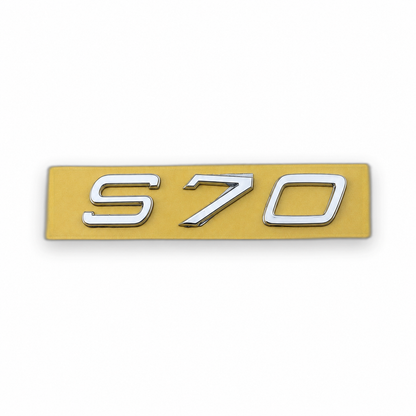 S70 Krom Bagaj Yazısı Volvo Uyumlu