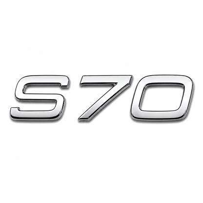 S70 Krom Bagaj Yazısı Volvo Uyumlu