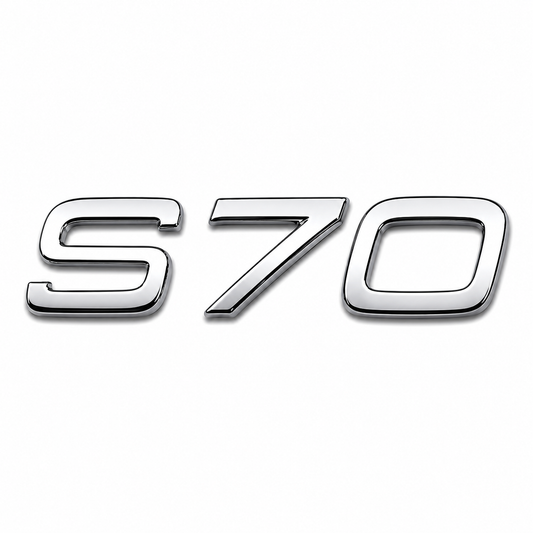 S70 Krom Bagaj Yazısı Volvo Uyumlu