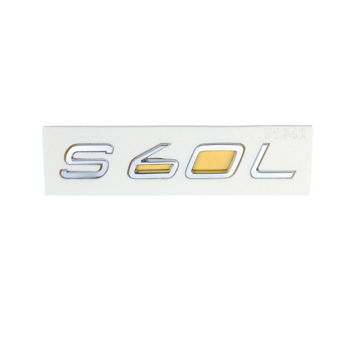 S60L Ölçü: 175x30 mm Krom Bagaj Yazısı Volvo Uyumlu