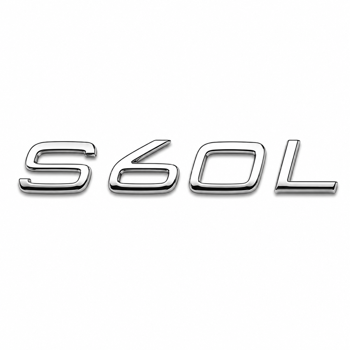 S60L Ölçü: 175x30 mm Krom Bagaj Yazısı Volvo Uyumlu