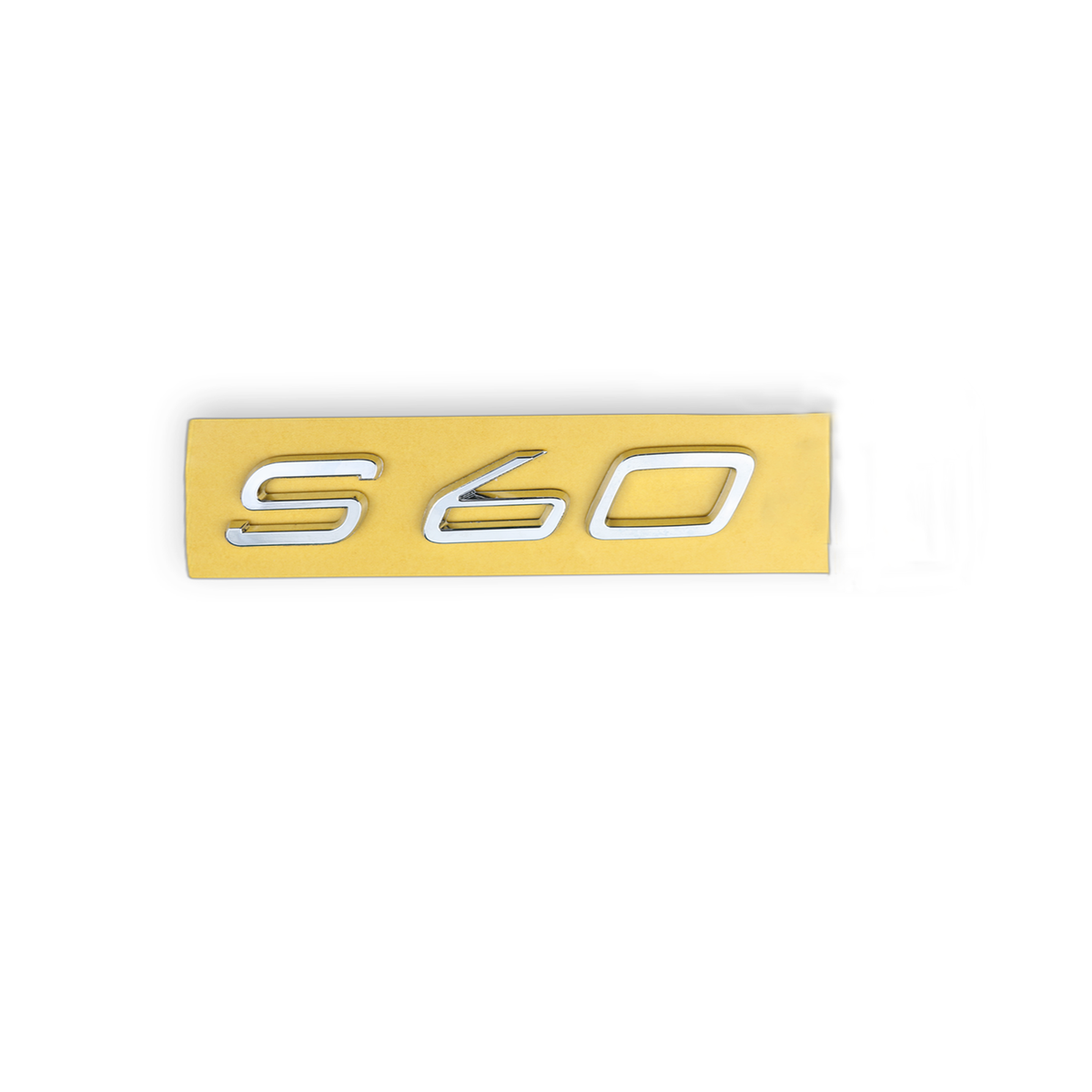 S60 130x30 ölçü Krom Bagaj Yazısı Volvo Uyumlu