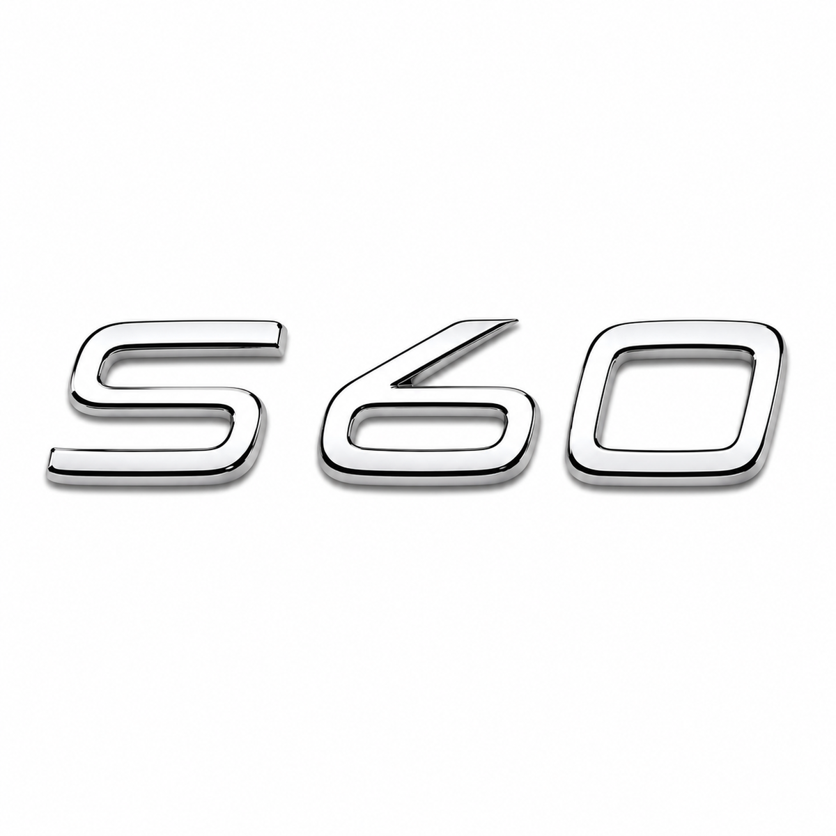 S60 130x30 ölçü Krom Bagaj Yazısı Volvo Uyumlu