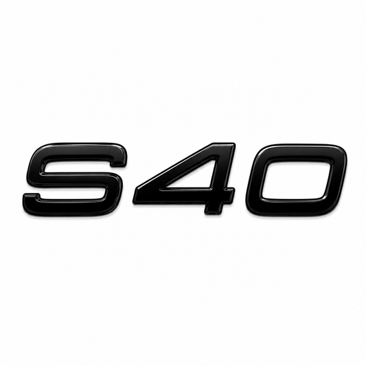S40 Siyah Bagaj Yazısı Volvo Uyumlu