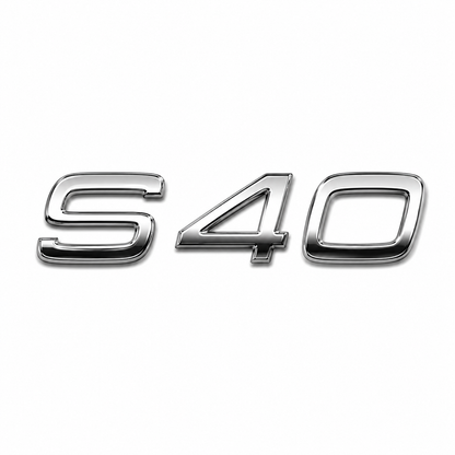 S40 Krom Bagaj Yazısı Volvo Uyumlu