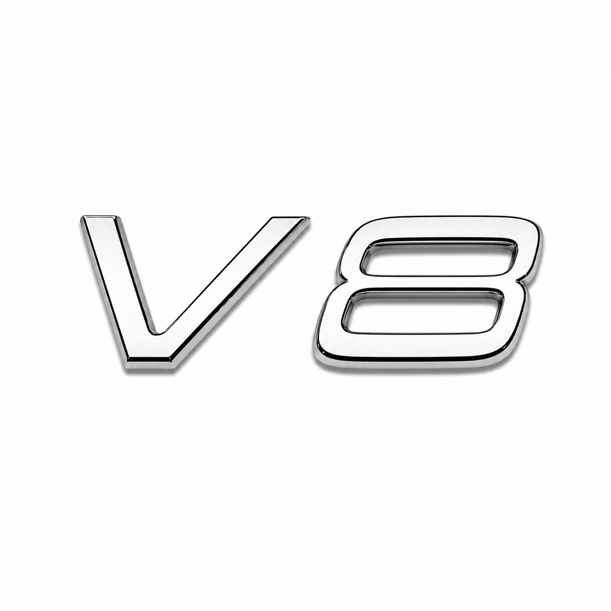 V8 Krom Bagaj Yazısı Volvo Uyumlu