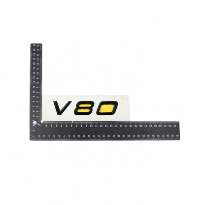 V80 Siyah Bagaj Yazısı Volvo Uyumlu