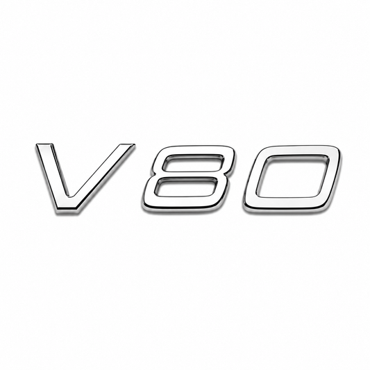 V80 Krom Bagaj Yazısı Volvo Uyumlu
