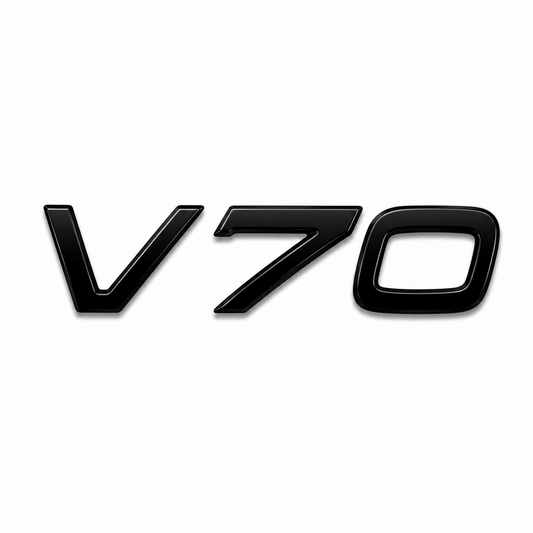 V70 Siyah Bagaj Yazısı Volvo Uyumlu