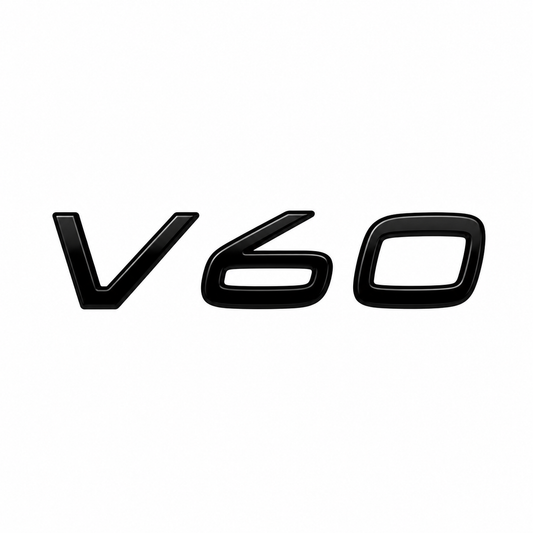 V60 Siyah Bagaj Yazısı Volvo Uyumlu